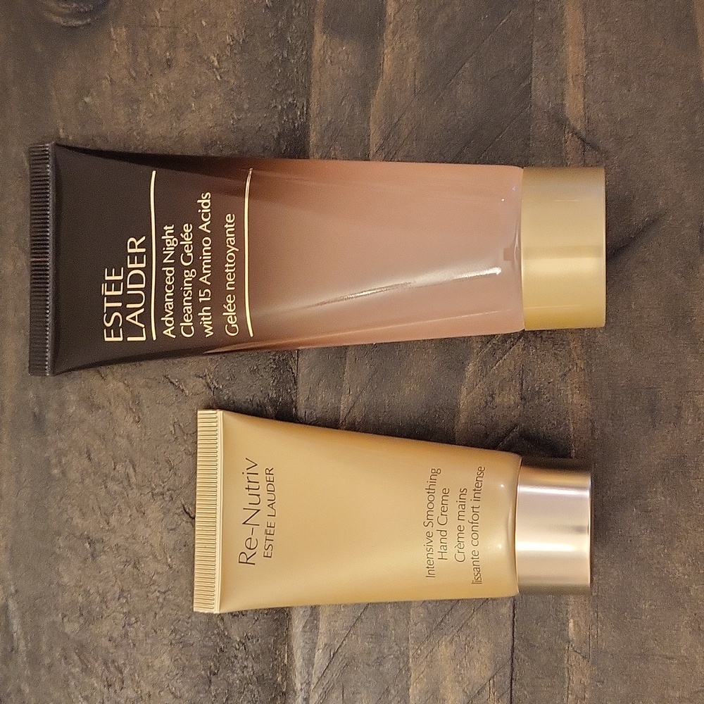 NWOT Estee Lauder Night Cleansing Gel & Hand Cream Bundle